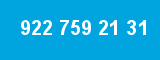 922 759 21 31